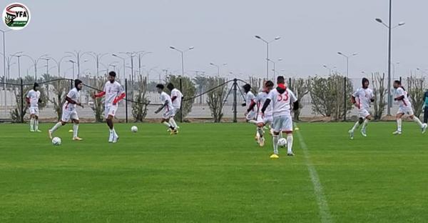 منتخبنا يجري حصته التدريبية الاخيرة بالبصرة مساء غد استعدادا لمواجهة نظيره السعودي في مفتتح خليحي 25 