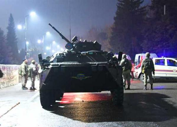 قوات حفظ السلام الروسية الى كازاخستان والمانيا تطالب مواطنيها عدم السفر اليها