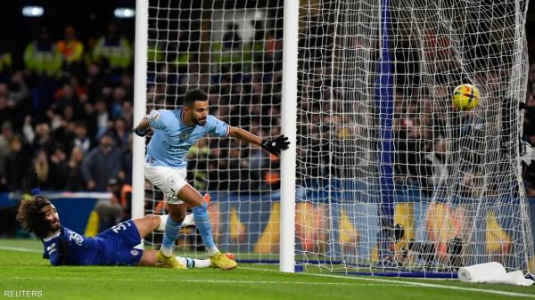 محرز يقود سيتي لتخطي تشلسي.. والفارق مع أرسنال يتقلص