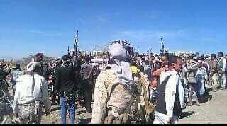 اعتصام "حقوقي ووطني" مفتوح لجنود ومقاومة جبهة "حمك" بقعطبة  للمطالبة بتغيير ومحاكمة قائد اللواء 30 مدرع