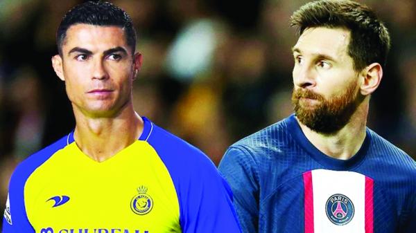 مواجهة ميسي ورونالدو في الرياض 19 يناير