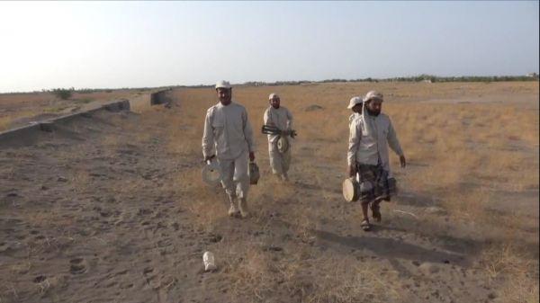 تفكيك حقل ألغام حوثي في ضواحي الحديدة