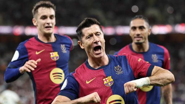برشلونة "سوبر إسبانيا" بعد اكتساح ريال مدريد