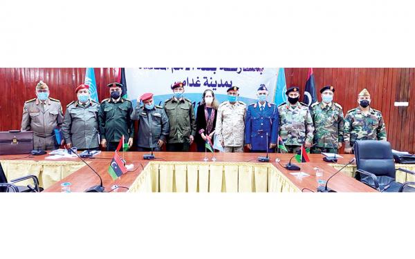 ملفات عالقة على طاولة حوار عسكري ليبي