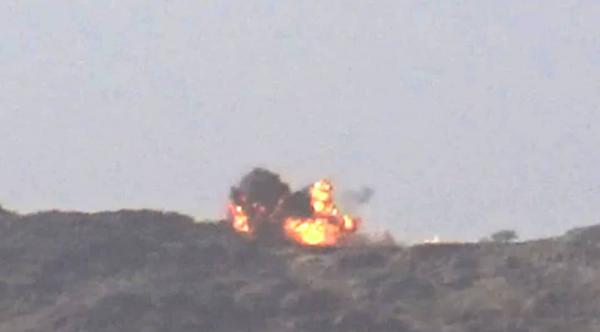 تدمير عتاد  حوثي بقصف جوي استهدف معسكرا تدريبيا للمليشيا في البيضاء