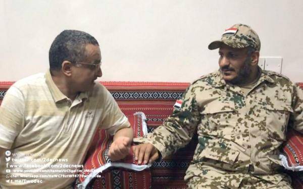 قائد المقاومة الوطنية يلتقي رئيس الوحدة التنفيذية لإدارة مخيمات النازحين في الجمهورية