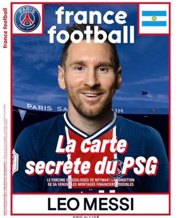 غلاف مجلة يثيرغضب برشلونة قبل مواجهة سان جيرمان (صورة)