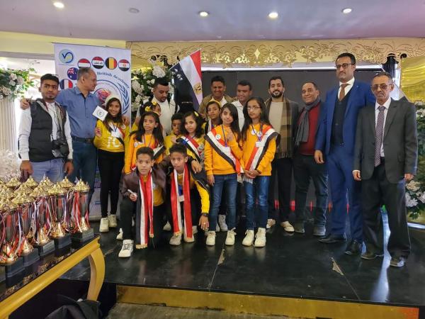 عباقرة تعز يحصدون جوائز المسابقة الدولية للحساب الذهني في مصر