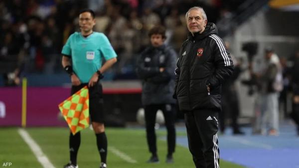 مدرب الأهلي حزين لضياع فرصة الـ"1000 بالمئة" أمام فلامنغو