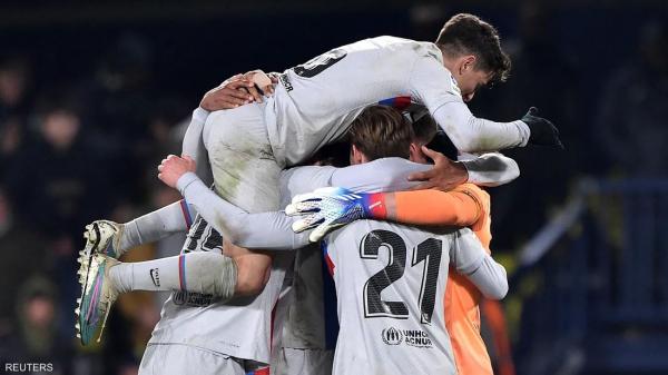 برشلونة يهزم فياريال ويعزز صدارته بفارق 11 نقطة