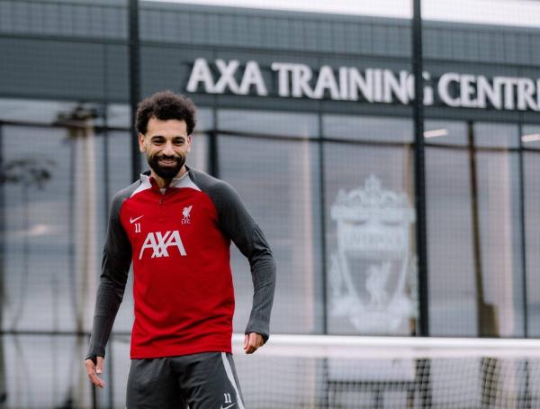 صلاح ينعش تدريبات ليفربول قبل مواجهة برنتفورد