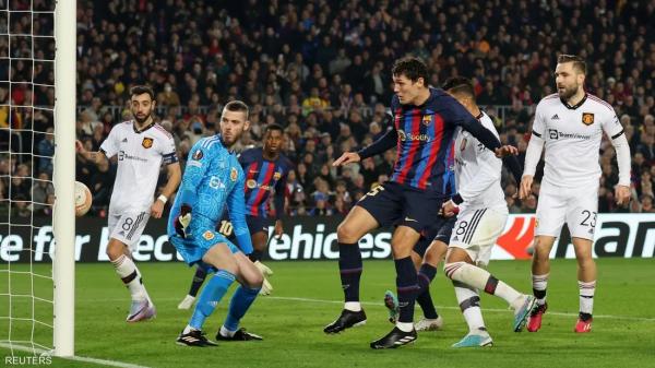 تعادل "مثير" بين برشلونة ومان يونايتد في قمة يوروبا ليغ