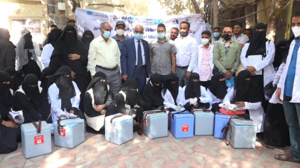 تدشين الجولة الأولى من حملة التحصين ضد شلل الأطفال في تعز