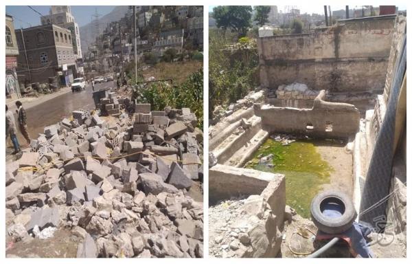 سطو حوثي على أرض تابعة لمسجد أثري بمدينة إب