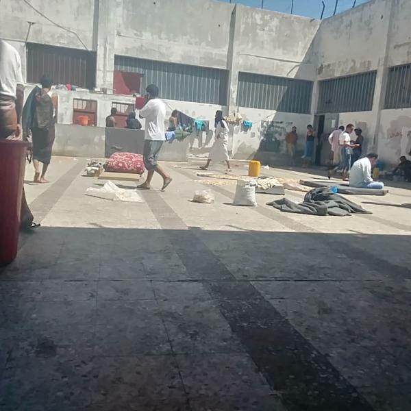 سوء التغذية وانتشار الأمراض في السجن المركزي تعز