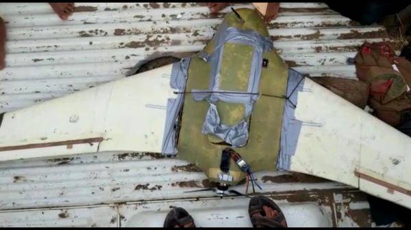 المشتركة تسقط مسيرة حوثية في سماء الدريهمي بالحديدة