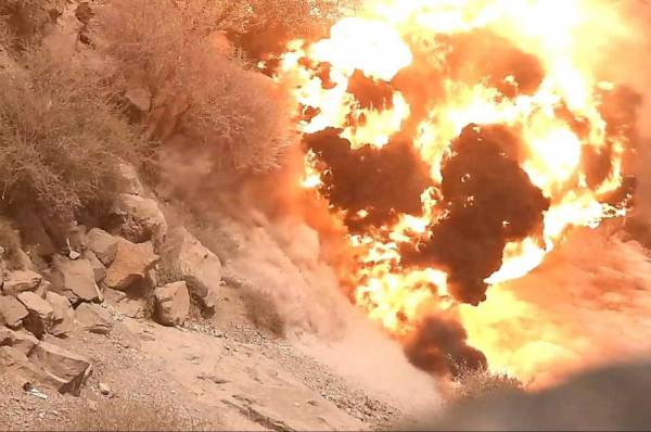  القوات المشتركة تفجّر 1000 لغم حوثي منزوع من المناطق المحررة شمال الضالع