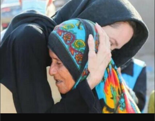 معاناة النازحين تُبكي الممثلة الأمريكية إنجلينا جولي واستياء من ترتيبات الشرعية