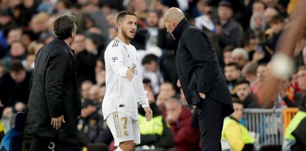 بقاء هازارد بين شروط زيدان قبل العودة لتدريب ريال مدريد