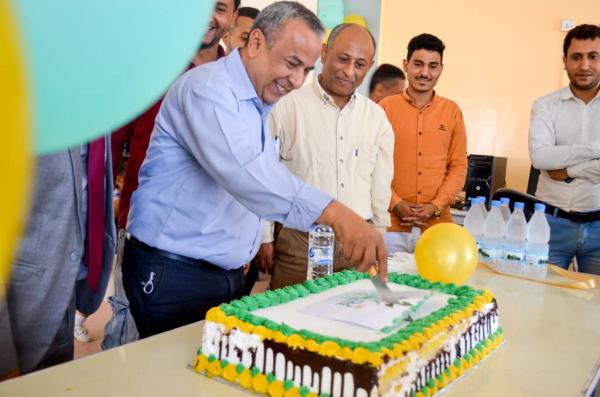 "تعافي" تفتتح الزاوية الكورية بجامعة تعز 