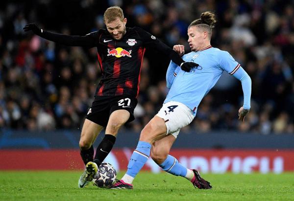 مانشستر سيتي يهزم لايبزج ويتأهل لربع النهائي