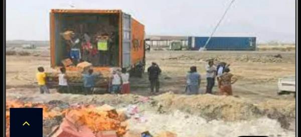 إتلاف دجاج منتهية الصلاحية في المهرة