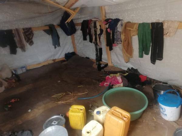 السيول تسبب أضرارا فادحة بمنازل المهمشين في الضالع