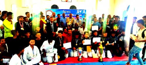 عدن الاول والأمانة ثانيا وأبين ثالثا في ختام بطولة الفقيد خالد صالح حسين للكاراتيه