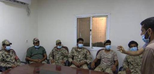 "طبية" المقاومة الوطنية تقيم دورة تدريبية للشرطة العسكرية في منافذ الساحل الغربي لمواجهة "كورونا"