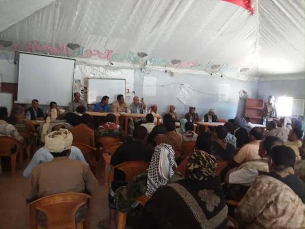 قيادات محلية وعسكرية وقبلية بقعطبة تدعو جميع أبناء المديرية إلى التصدي الحازم للمليشيا الحوثية والدفاع عن العرض والأرض..! 
