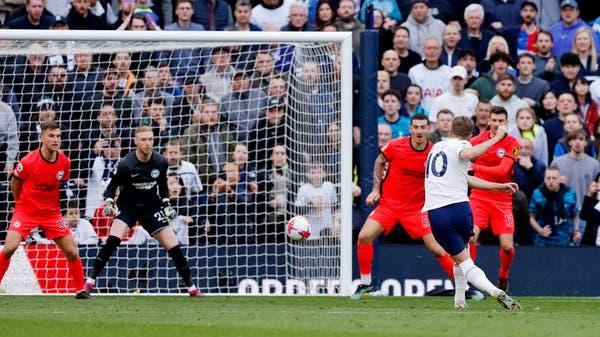 كين يحافظ لتوتنهام على آمال المربع الذهبي بهدف الفوز على برايتون