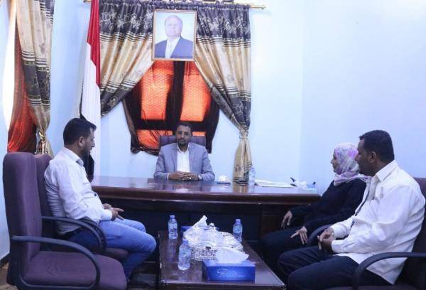 وكيل أول محافظة الحديدة يلتقي الشريك المحلي لميد جلوبال الأمريكية لوك ان سايد 