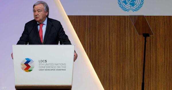 أمين عام الأمم المتحدة يعبر لروسيا عن قلقه بشأن اتفاق الحبوب