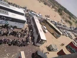 هيئة النقل البري توجه بإيقاف الرحلات إلى منفذ الوديعة ونقطة العبر