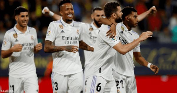 ناتشو وأسينسيو يمنحان ريال مدريد فوزا متأخرا على قادش