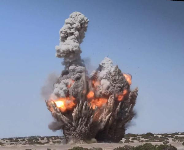 مسام  يعلن نزع ٢٢٢٣ لغم حوثي منذ في أبريل 