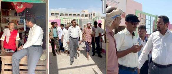 وكيل أول محافظة الحديدة يتفقد أحوال المواطنين والنازحين في المناطق المحررة بمديرية الحوك