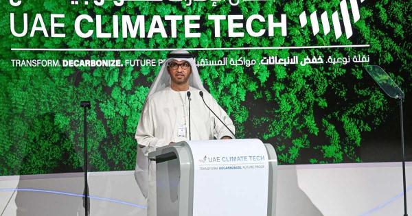 رئيس COP28.. التكنولوجيا هي العامل الأهم في خفض الانبعاثات
