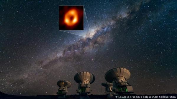 علماء فلك يكشفون أول صورة للثقب الأسود في قلب مجرة درب التبانة