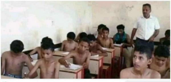 طلاب الثانوية يشكون عدم تمكنهم من الاختبارات وسط الحر الشديد بعدن 