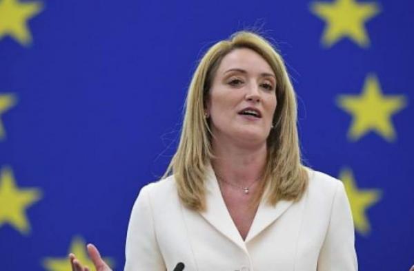 رئيسة البرلمان الأوروبي "نأسف" لقرار إسرائيل منع زيارة وفد البرلمان إلى فلسطين