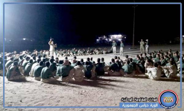 الرعب القادم للمليشيات.. معسكرات حراس الجمهورية تستقبل المقاتلين من كافة أنحاء اليمن (صور للملتحقين وتدريباتهم)