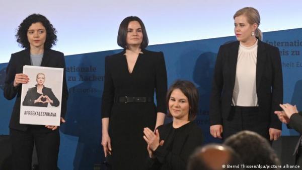 "أشجع نساء أوروبا".. شتاينماير وبيربوك يشيدان بناشطات بيلاروسيا