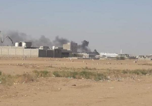 اشتباكات عنيفة على ارضية في بئر احمد بعدن