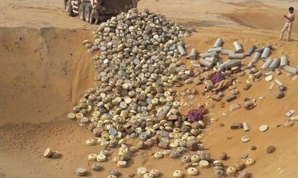 ألغام الحوثي تنقلها سيول الأمطار إلى مناطق آمنة وحياة المواطنين في خطر 