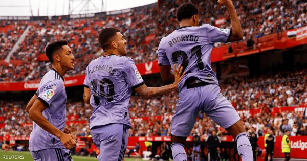 رودريغو يعزز حظوظ ريال مدريد بالوصافة