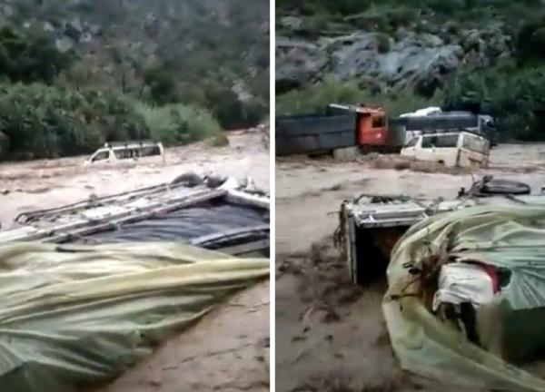 العثور على 22 حثة حرفها السيل في طريق حيفان - طور الباحة