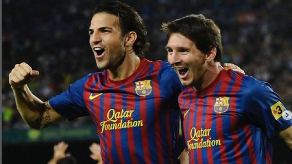 ميسي يوجه رسالة لفابريغاس بعد اعتزاله كرة القدم