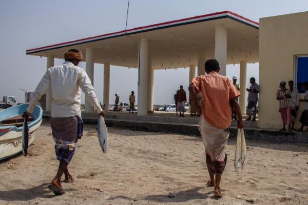 بالتعاون مع الفاو.. مركز الملك سلمان يعلن تأهيل مركز إنزال سمكي في باب المندب