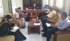 جامعة لحج تستعد  لإعادة هيكلة الكليات واستشراف آفاق 